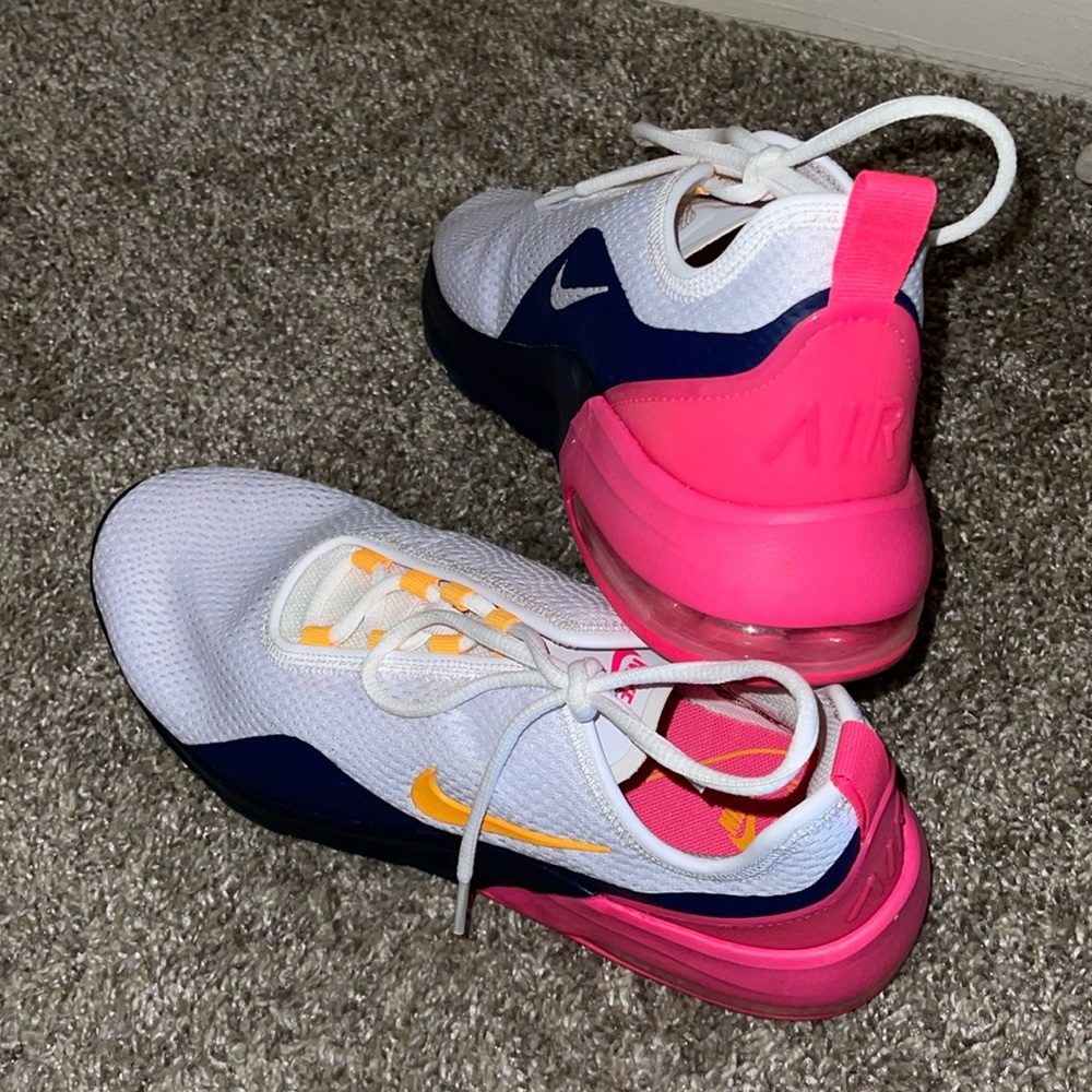 Nike White and Pink Athletic Shoes